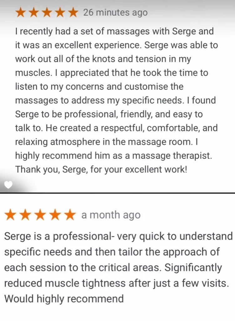 Massage Therapist Near The City & Tower Bridge
