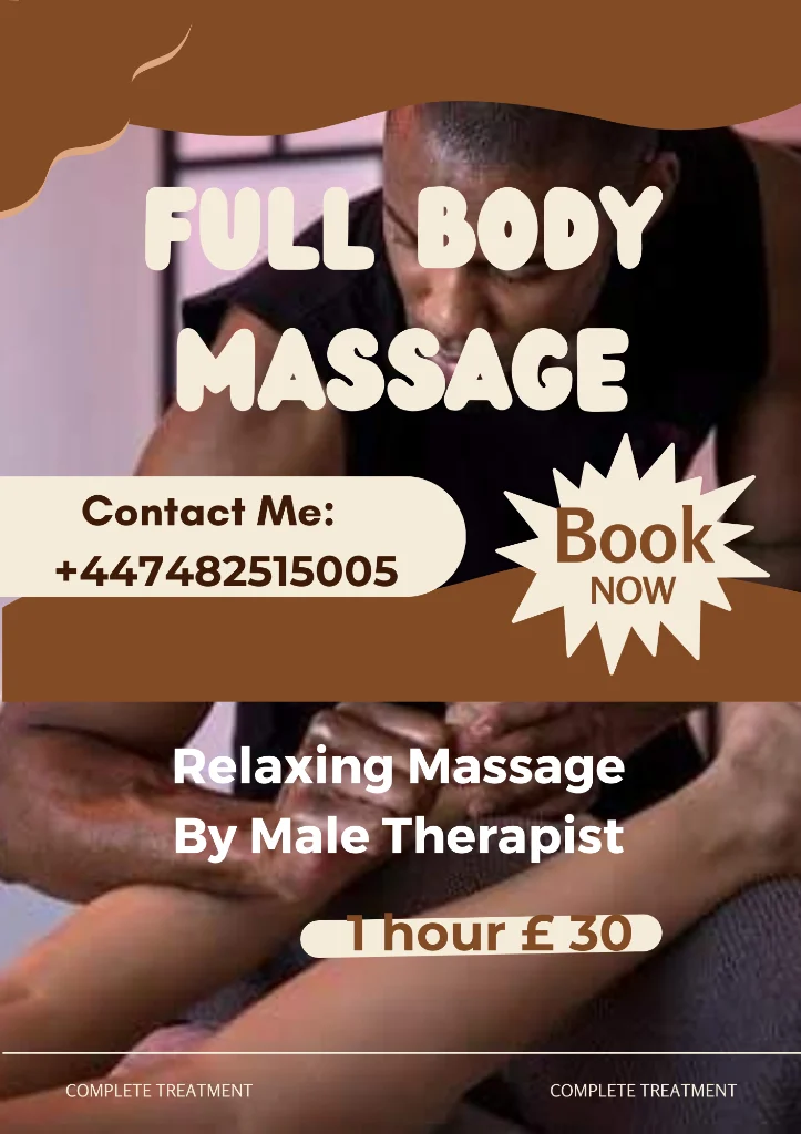 Full Body Massage By Male Therapist In Birmingham