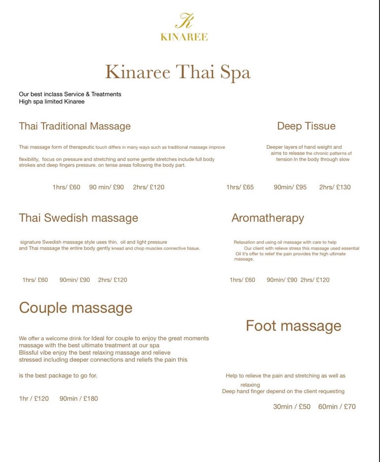 Thai Massage In Aldgate/Whitechapel, London