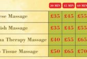 Chinese / Swedish / Aromatherapy / Deep Tissue Massage From £35 - Caversham, Berkshire