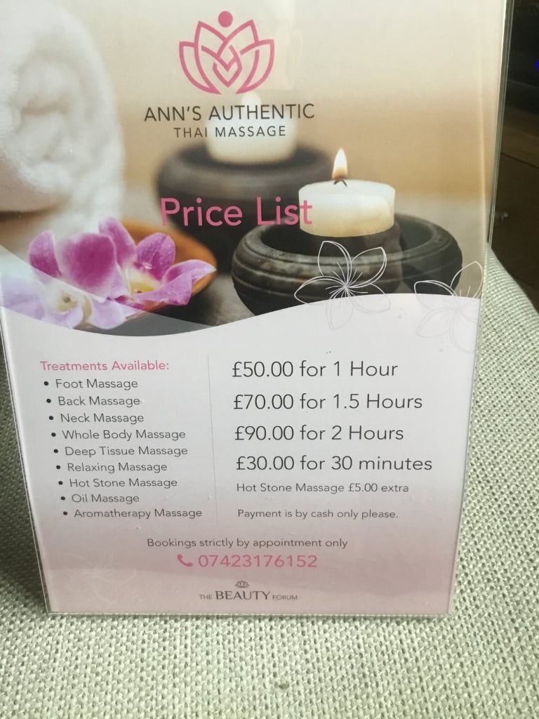 Ann’s Authentic Thai Massage, Madley Park, Witney OX28 1UE, Oxfordshire