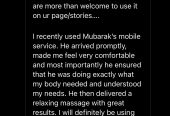Mobile Massage Service