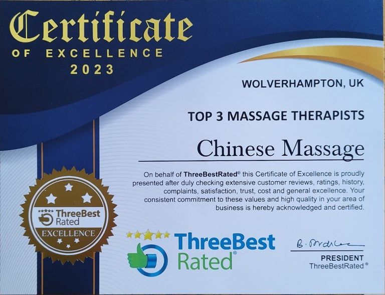 15 Worcester Str, WV24LD, Chinese & Hot Stone Massage - Wolverhampton