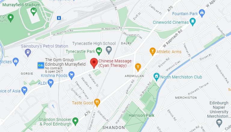 Chinese Massage (Cyan Therapy) - Gorgie, Edinburgh