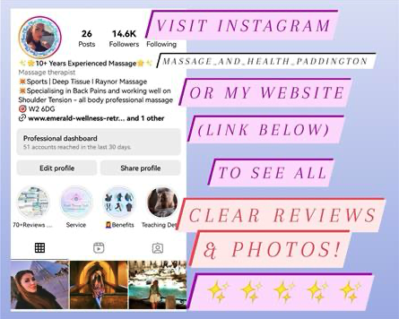 Professional Real Asian Massage In Paddington W2 Fixing Back Pain And All Tensions