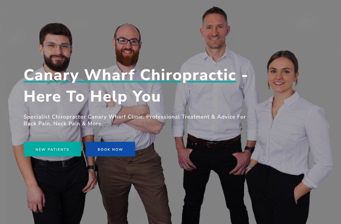 Canary Wharf - London - Chiropractic Massages