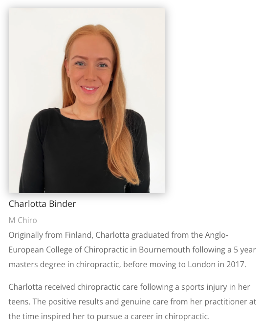 Professional Chiropractor In London