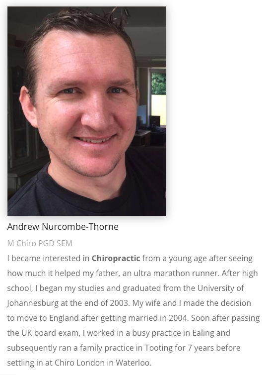 Professional Chiropractor In London