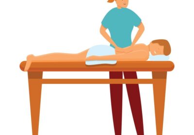 body-massagist-icon-cartoon-style-vector