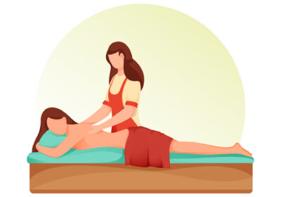cartoon-woman-character-lying-on-bed-receiving-relaxation-back-massage-in-spa-vector
