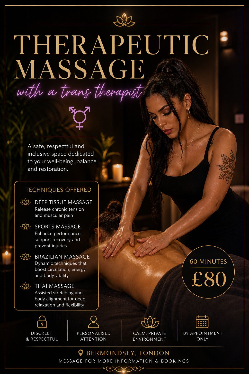 Therapeutic Massage With Trans Practioner